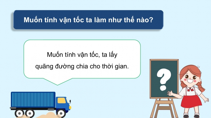 Giáo án PPT dạy thêm Toán 5 Chân trời bài 83: Vận tốc