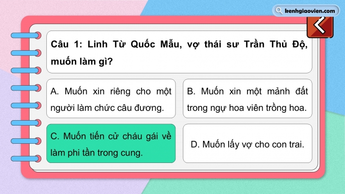 Giáo án PPT dạy thêm Tiếng Việt 5 cánh diều Bài 12: Thái sư Trần Thủ Độ, Luyện tập tả phong cảnh (Viết kết bài)