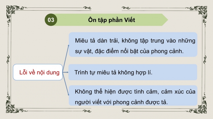 Giáo án PPT dạy thêm Tiếng Việt 5 cánh diều Bài 14: Tuần lễ Vàng, Điệp từ, điệp ngữ, Trả bài văn tả phong cảnh