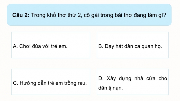 Giáo án PPT dạy thêm Tiếng Việt 5 cánh diều Bài 18: Cô gái mũ nồi xanh, Luyện tập liên kết câu bằng từ ngữ nối