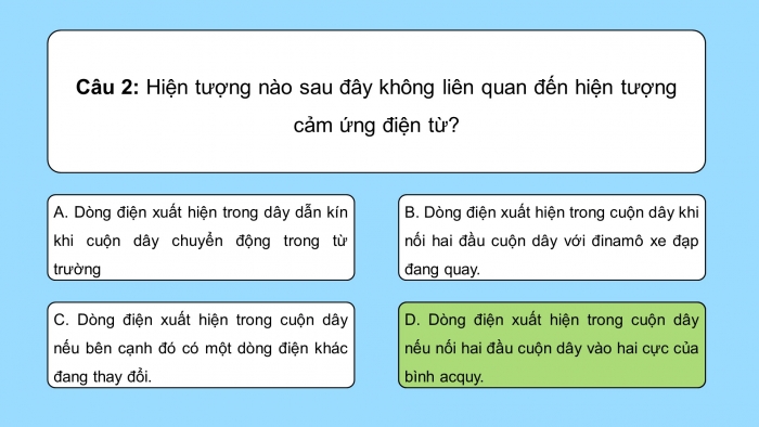 Giáo án điện tử KHTN 9 cánh diều - Phân môn Vật lí Bài tập (Chủ đề 4)