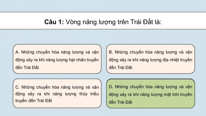 Giáo án điện tử KHTN 9 cánh diều - Phân môn Vật lí Bài tập (Chủ đề 5)