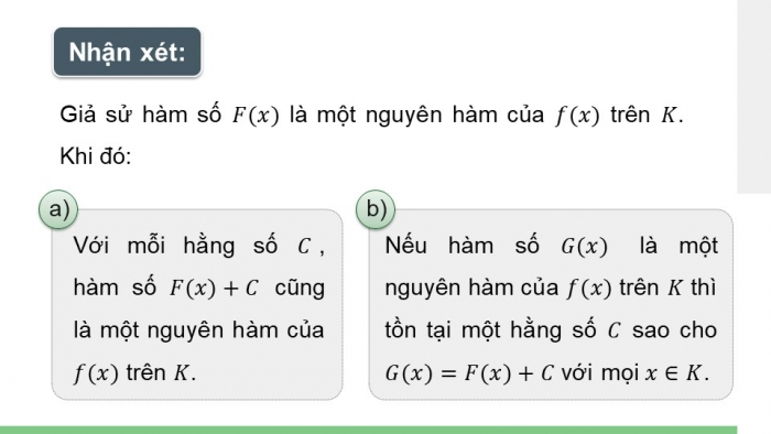 Giáo án PPT dạy thêm Toán 12 kết nối Bài 11: Nguyên hàm