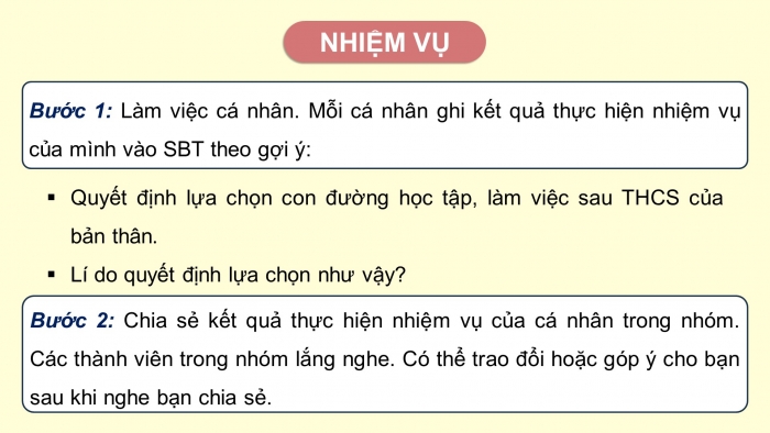 Giáo án điện tử Hoạt động trải nghiệm 9 kết nối Chủ đề 9 Tuần 3