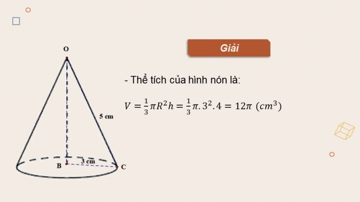 Giáo án PPT dạy thêm Toán 9 Kết nối bài 31: Hình trụ và hình nón