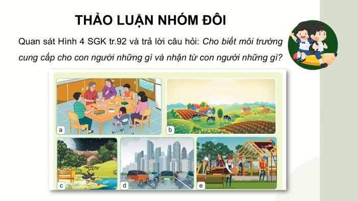 Giáo án điện tử Khoa học 5 cánh diều Bài 19: Chức năng của môi trường đối với sinh vật