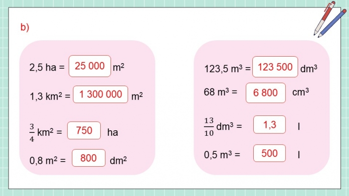 Giáo án điện tử Toán 5 cánh diều Bài 87: Ôn tập về đo lường