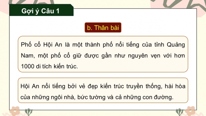 Giáo án PPT dạy thêm Ngữ văn 9 Chân trời bài 10: Viết bài văn thuyết minh về một danh lam thắng cảnh hay di tích lịch sử