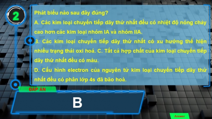 Giáo án điện tử Hoá học 12 chân trời Bài Ôn tập Chương 8