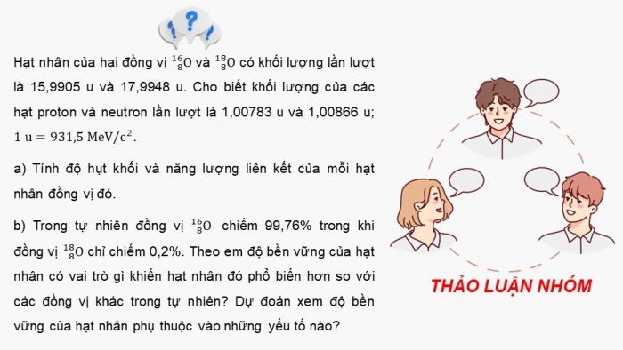 Giáo án điện tử Vật lí 12 cánh diều Bài 2: Năng lượng hạt nhân