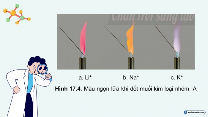 Giáo án điện tử Hoá học 12 chân trời Bài 17: Nguyên tố nhóm IA (P2)