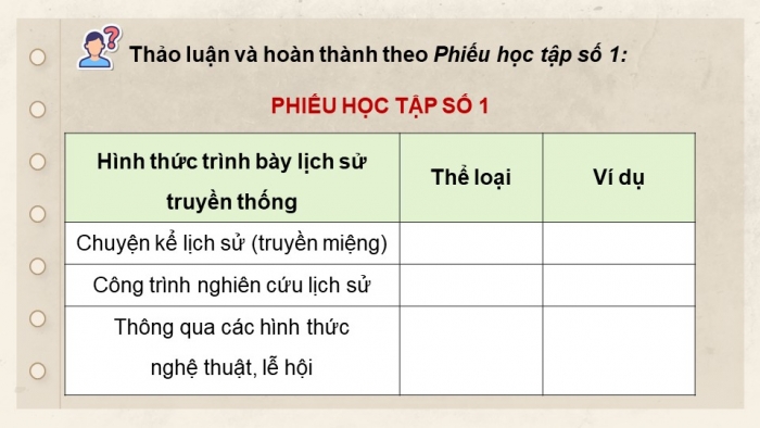 Giáo án điện tử chuyên đề Lịch sử 10 kết nối CĐ 1 P1: Thông sử và lịch sử theo lĩnh vực