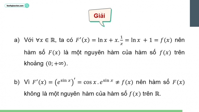 Giáo án PPT dạy thêm Toán 12 cánh diều Bài 1: Nguyên hàm