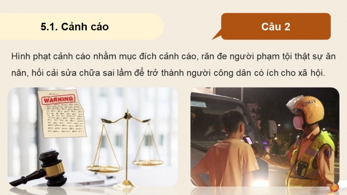 Giáo án điện tử chuyên đề Kinh tế pháp luật 10 kết nối Bài 7: Pháp luật hình sự liên quan đến người chưa thành niên (P2)