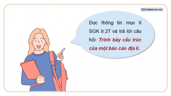 Giáo án điện tử chuyên đề Địa lí 10 chân trời CĐ 3: Phương pháp viết báo cáo địa lí