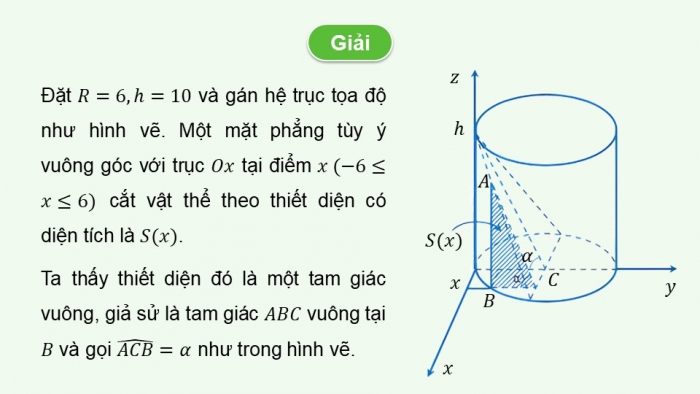 Giáo án PPT dạy thêm Toán 12 cánh diều Bài 4: Ứng dụng hình học của tích phân (P2)