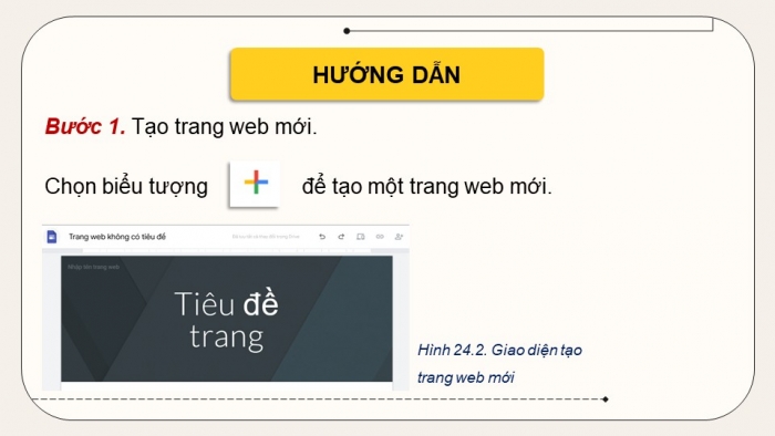 Giáo án điện tử Tin học ứng dụng 12 kết nối Bài 24: Xây dựng phần đầu trang web