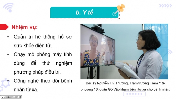 Giáo án điện tử Tin học ứng dụng 12 chân trời Bài G3: Một số nghề ứng dụng tin học và một số ngành thuộc lĩnh vực Công nghệ thông tin