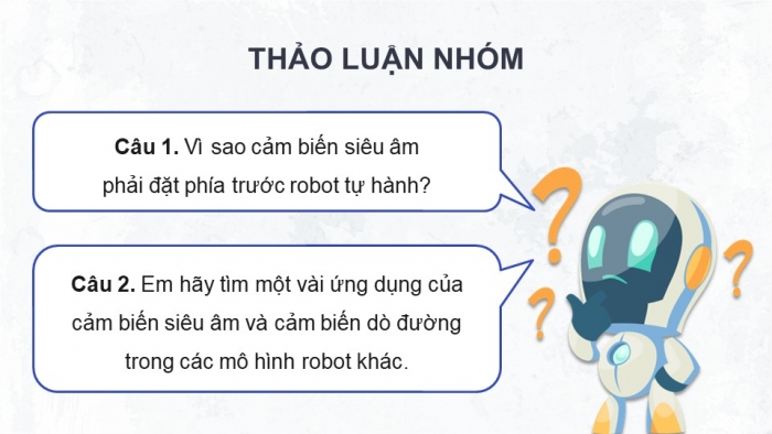 Giáo án điện tử chuyên đề Khoa học máy tính 10 kết nối Bài 3: Cảm biến và phụ kiện dùng trong robot