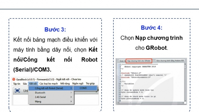 Giáo án điện tử chuyên đề Khoa học máy tính 10 kết nối Bài 8: Thực hành Kiểm tra tình trạng hoạt động của robot
