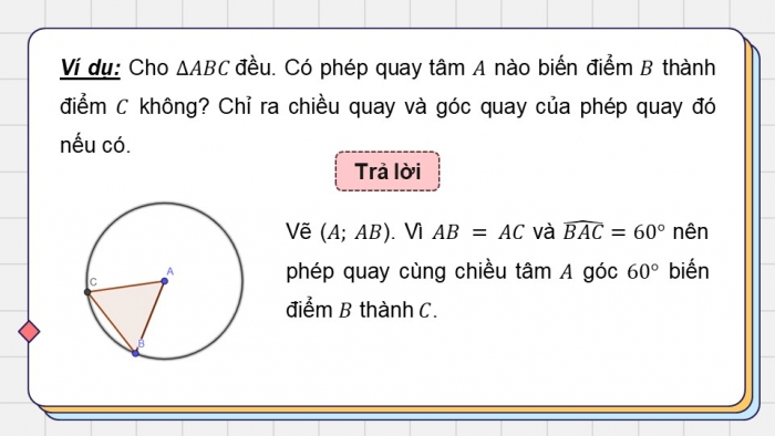 Giáo án PPT dạy thêm Toán 9 Chân trời bài 3: Đa giác đều và phép quay