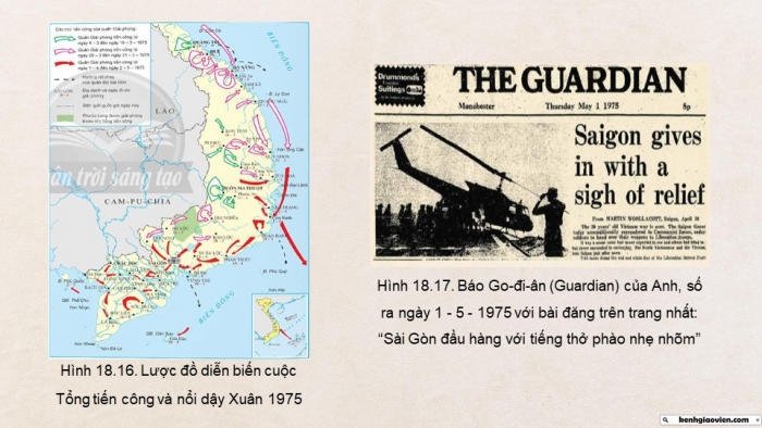 Giáo án điện tử Lịch sử 9 chân trời Bài 18: Việt Nam từ năm 1965 đến năm 1975 (P3)