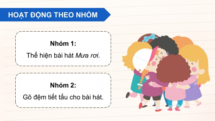 Giáo án điện tử Âm nhạc 5 cánh diều Tiết 30: Ôn tập nhạc cụ, Vận dụng