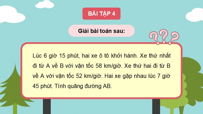 Giáo án PPT dạy thêm Toán 5 Kết nối bài 73: Ôn tập toán chuyển động đều