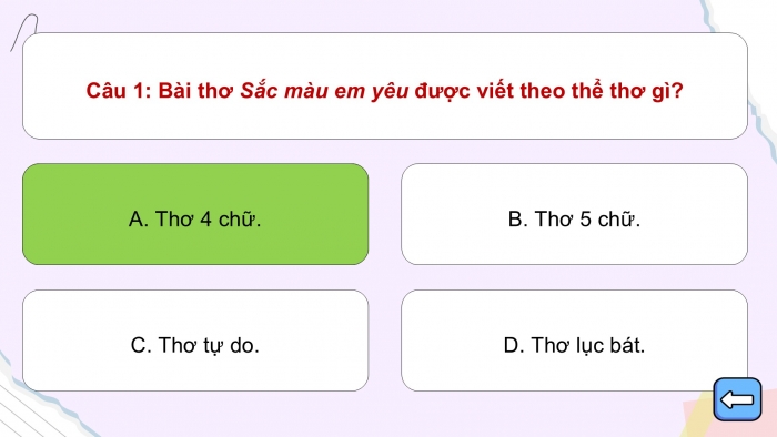 Giáo án PPT dạy thêm Tiếng Việt 5 cánh diều Bài 11: Sắc màu em yêu, Câu đơn và câu ghép, Luyện tập tả phong cảnh (Cách quan sát)