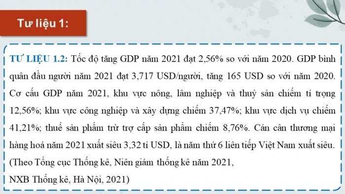 Giáo án điện tử Lịch sử 9 cánh diều Bài 20: Việt Nam từ năm 1991 đến nay