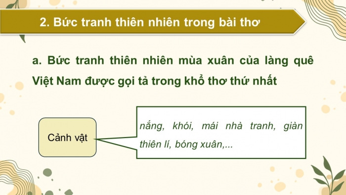 Giáo án PPT dạy thêm Ngữ văn 9 Chân trời bài 10: Mùa xuân chín (Hàn Mặc Tử)