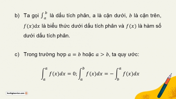 Giáo án PPT dạy thêm Toán 12 kết nối Bài 12: Tích phân