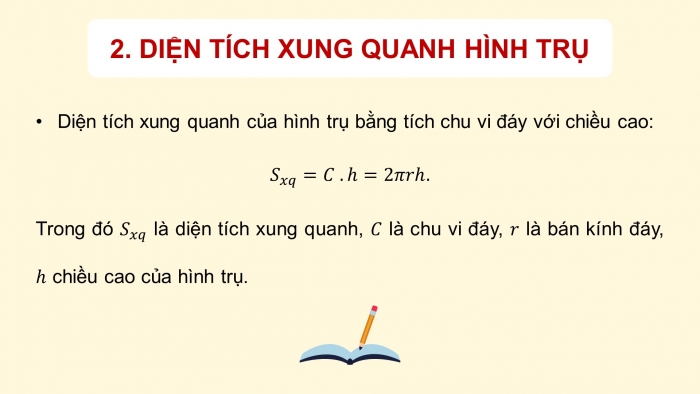 Giáo án PPT dạy thêm Toán 9 Cánh diều Bài 1: Hình trụ