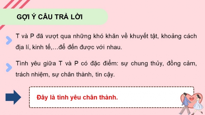 Giáo án điện tử chuyên đề Kinh tế pháp luật 10 kết nối Bài 1: Tình yêu