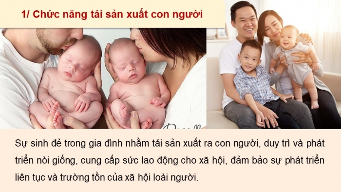 Giáo án điện tử chuyên đề Kinh tế pháp luật 10 kết nối Bài 3: Gia đình