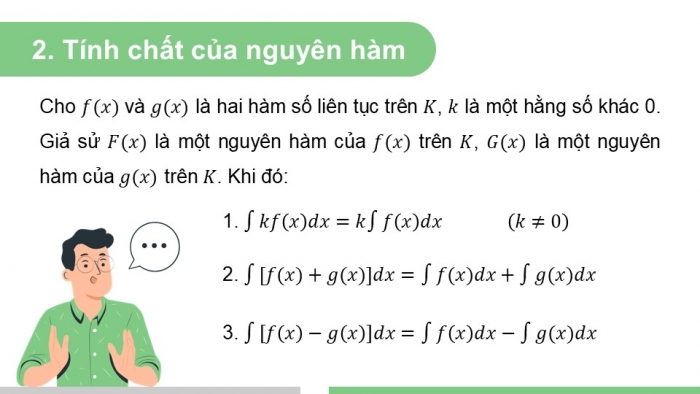 Giáo án PPT dạy thêm Toán 12 cánh diều Bài 1: Nguyên hàm