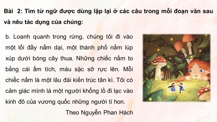 Giáo án điện tử Tiếng Việt 5 chân trời Bài 3: Liên kết các câu trong đoạn văn bằng cách lặp từ ngữ