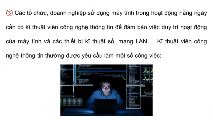 Giáo án điện tử Tin học ứng dụng 12 cánh diều Bài 1: Giới thiệu nhóm nghề Dịch vụ và Quản trị trong ngành Công nghệ thông tin