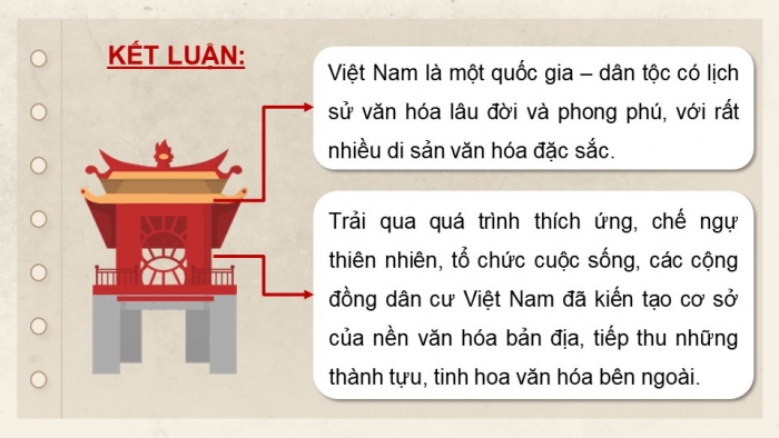 Giáo án điện tử chuyên đề Lịch sử 10 kết nối CĐ 1 P2: Một số lĩnh vực của lịch sử Việt Nam