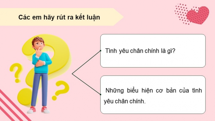 Giáo án điện tử chuyên đề Kinh tế pháp luật 10 kết nối Bài 1: Tình yêu