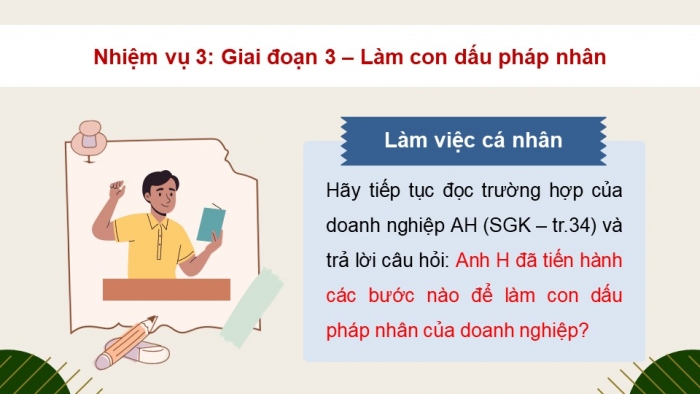 Giáo án điện tử chuyên đề Kinh tế pháp luật 10 kết nối Bài 5: Tổ chức, hoạt động của doanh nghiệp nhỏ