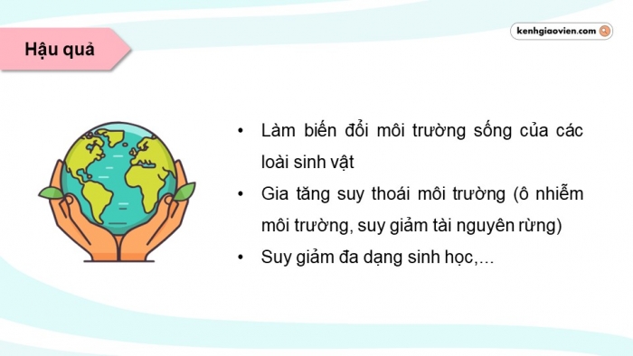 Giáo án điện tử chuyên đề Địa lí 10 kết nối CĐ 1 P3: Tác động và hậu quả của biến đổi khí hậu, P4 Ứng phó