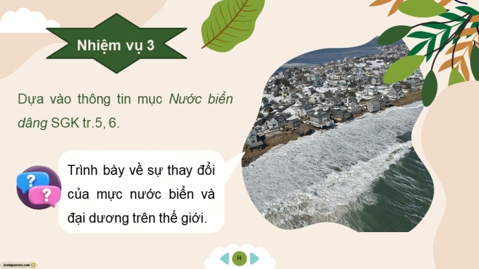 Giáo án điện tử chuyên đề Địa lí 10 cánh diều CĐ 1: Biến đổi khí hậu