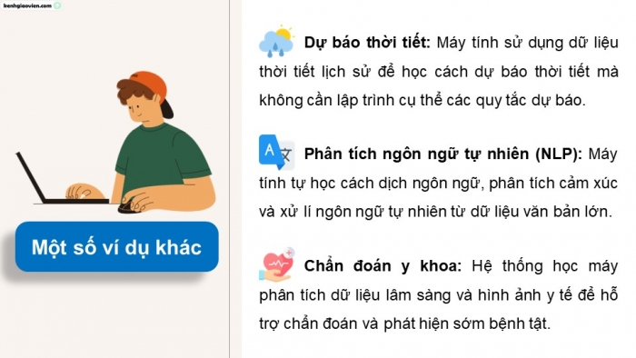 Giáo án điện tử Khoa học máy tính 12 kết nối Bài 25: Làm quen với Học máy