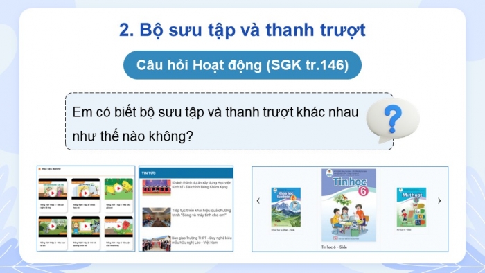 Giáo án điện tử Tin học ứng dụng 12 cánh diều Bài 5: Tạo nội dung hình ảnh cho trang web