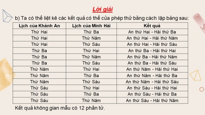 Giáo án PPT dạy thêm Toán 9 Chân trời bài tập cuối chương 8