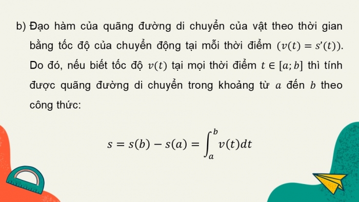 Giáo án PPT dạy thêm Toán 12 chân trời Bài 2: Tích phân