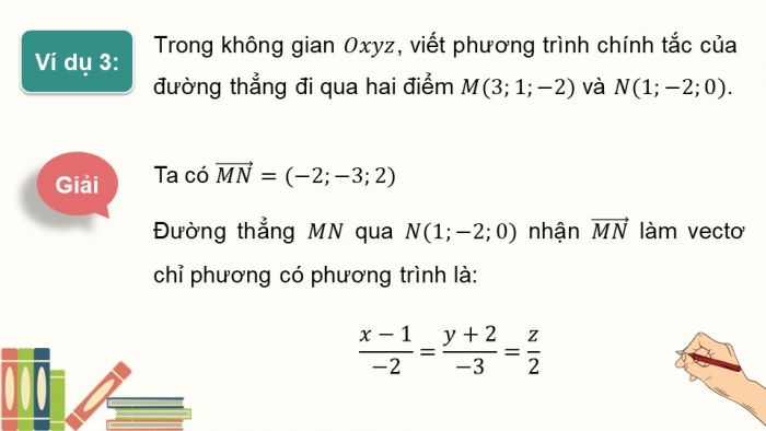 Giáo án PPT dạy thêm Toán 12 cánh diều Bài 2: Phương trình đường thẳng