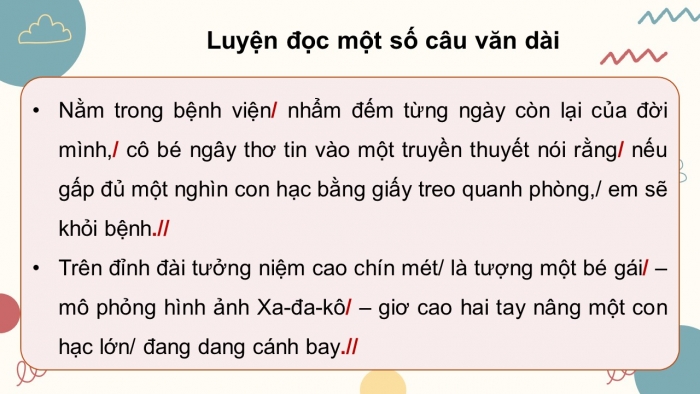 Giáo án điện tử Tiếng Việt 5 chân trời Bài 5: Những con hạc giấy