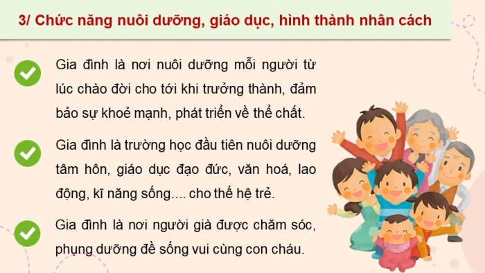 Giáo án điện tử chuyên đề Kinh tế pháp luật 10 kết nối Bài 3: Gia đình